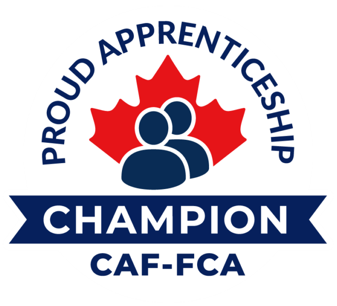 Canadian Apprenticeship Forum (CAF-FCA) &mdash; Proud Apprenticeship Champion badge